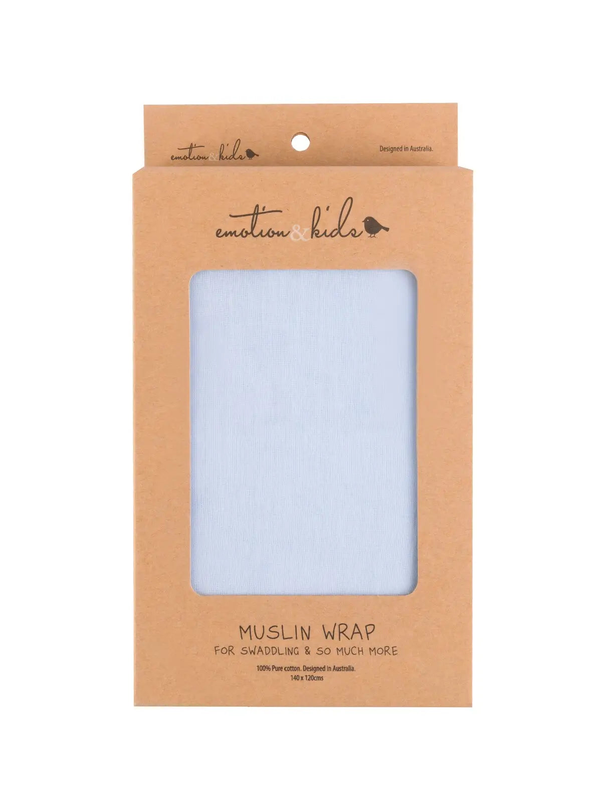 Emotion & Kids Pale Blue Muslin Wrap
