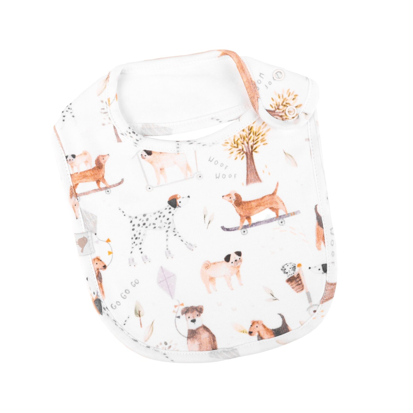 Emotion & Kids Dogs Day Out Organic Cotton Bib