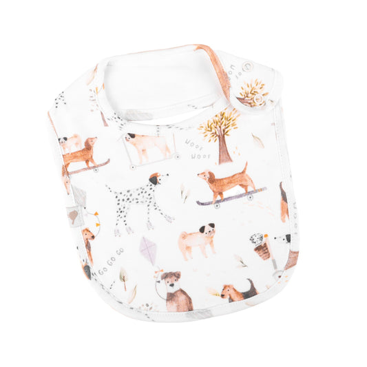 Emotion & Kids Dogs Day Out Organic Cotton Bib
